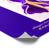 Flutterby Fae (Damson) Poster (Hoek)