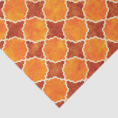 Flutterby Herfst Geometric Brown Tissuepapier (Detail)