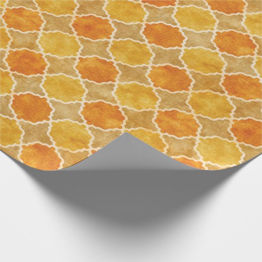 Flutterby Herfst Geometric Cadeaupapier (Hoek)