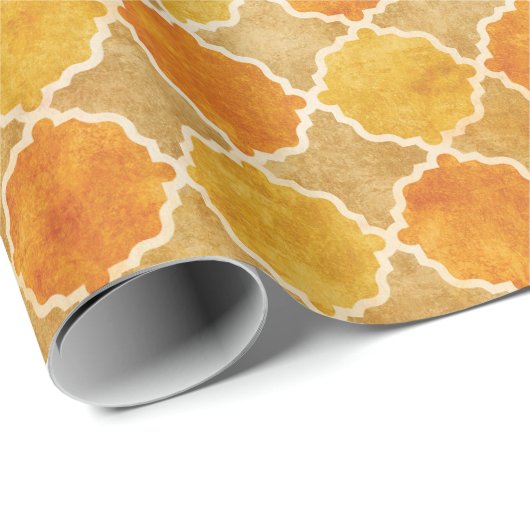 Flutterby Herfst Geometric Cadeaupapier (Rol Hoek)