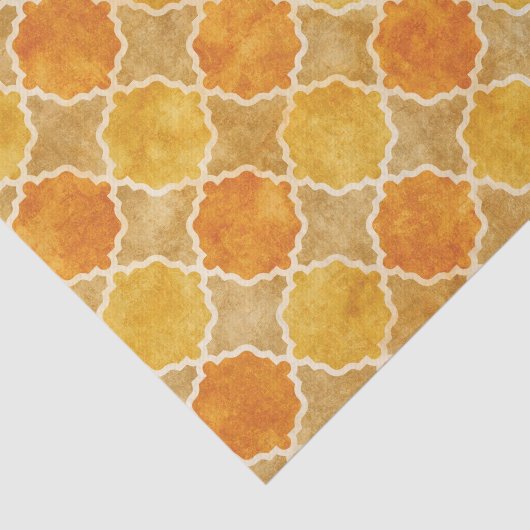 Flutterby Herfst Geometric Tissuepapier (Detail)