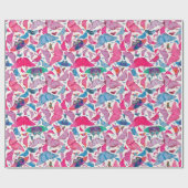 Flutterby Spring Butterflies Cadeaupapier (Vlak)