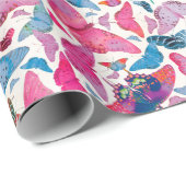 Flutterby Spring Butterflies Cadeaupapier (Rol Hoek)