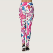 Flutterby Spring Butterflies op White Leggings (Achterkant)