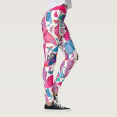 Flutterby Spring Butterflies op White Leggings (Rechts)