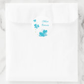 FLUTTERBY VLINDERS :: serie van drie 2 Ronde Sticker (Tas)