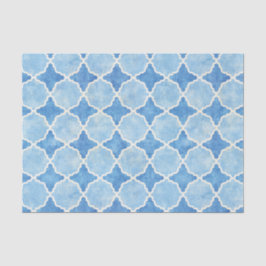 Flutterby Winter Geometric Blue Tissuepapier