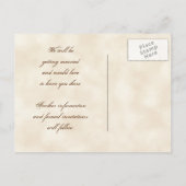 Flutterbyes 'n Tulpen Elegant Save the Date Kaart (Achterkant)