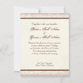 Flutterbyes 'n Tulpen Elegante bruiloft uitnodigin Kaart (Achterkant)