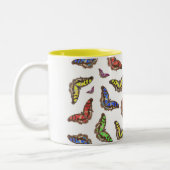Flutterbys Tweekleurige Koffiemok (Links)