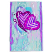 Flutterbys Valentijnse volkskunst ALLEEN MEDIUM Cadeauzakje (Voorkant)