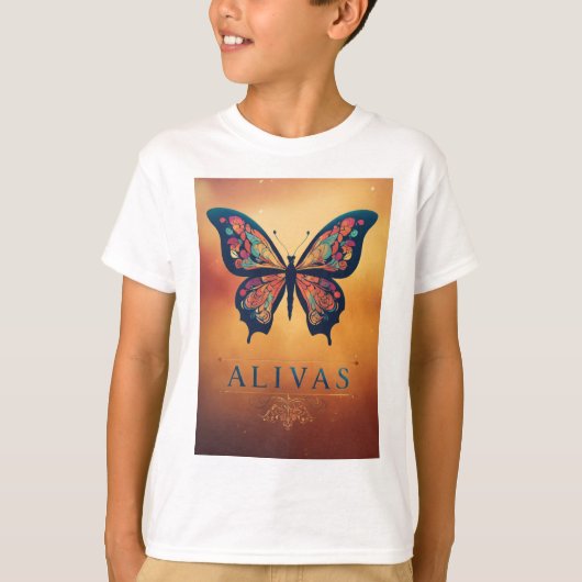 Flutterend Elegance T-shirt (Voorkant)