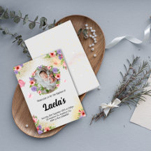 Flutterend geloof: moderne vlinder doop foto