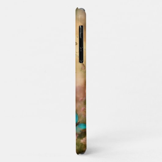 "Flutterende Elegantie: iPhone Case met Vlinder I (Achterkant/links)