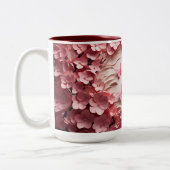 Flutterende Elegantie: Morning Bliss 3D Coffee Mok (Links)