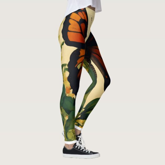 Flutterende Elegantie: Vlinder Bliss Leggings (Rechts)