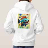 Flutterende Elegantie: Vlinder Hoodie (Achterkant)
