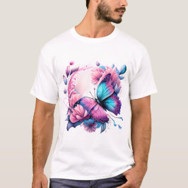 Flutterende schoonheid T-shirt ontwerp