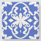 Fluttering Blue Tegel Stenen Onderzetter