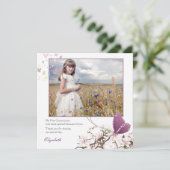 Fluttering Butterflies, foto Bedankkaart (Staand voorkant)