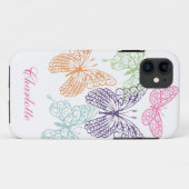 Fluttering Butterflies iPhone 5Hoesje-Mate Barely Case-Mate iPhone Case (Achterkant (horizontaal))