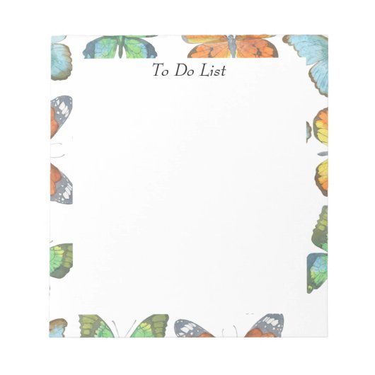 Fluttering Butterflies Notitieblok (Voorkant)