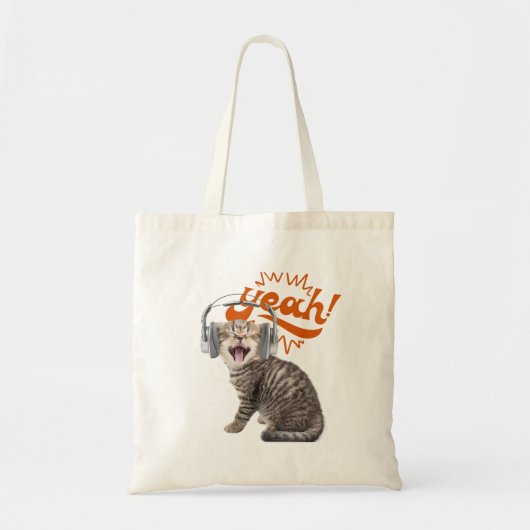 Fluttering cat tote bag (Voorkant)