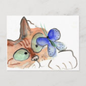 Fluttering Curiosity vliegt uit het verleden van K Briefkaart (Voorkant)