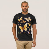 "Fluttering Dreams: Butterfly Graphic T-shirt" T-shirt (Voorkant volledig)