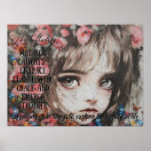 Fluttering Dreams: een portret van onschuld Poster (Voorkant)