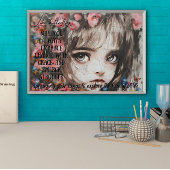 Fluttering Dreams: een portret van onschuld Poster