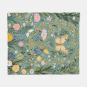 Fluttering Dreamscape Fleece Deken (Voorkant (Horizontaal))