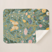 Fluttering Dreamscape Sherpa Deken (Voorkant (horizontaal))