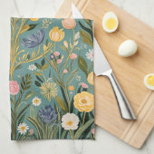 Fluttering Dreamscape Theedoek (Quarter Fold)