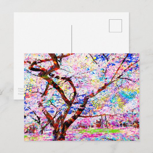 Fluttering Heart Briefkaart (Voorkant / Achterkant)