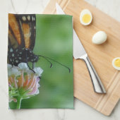 Fluttering Monarch Butterfly Keuken Handdoek (Quarter Fold)