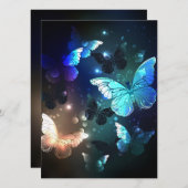 Fluttering Night Butterfly Aankondiging (Voorkant / Achterkant)