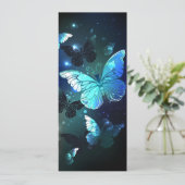 Fluttering Night Butterfly Advieskaart (Staand voorkant)