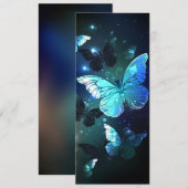 Fluttering Night Butterfly Advieskaart (Voorkant / Achterkant)
