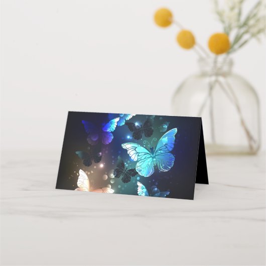 Fluttering Night Butterfly Afsprakenkaart (Voorkant)