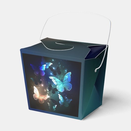 Fluttering Night Butterfly Bedankdoosjes (Voorkant Zijde)