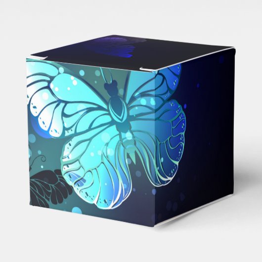 Fluttering Night Butterfly Bedankdoosjes (Voorkant Zijde)
