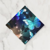 Fluttering Night Butterfly Bedankjes Labels (Achterkant)