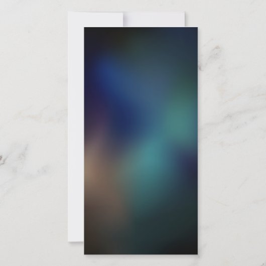 Fluttering Night Butterfly Bedankkaart (Achterkant)