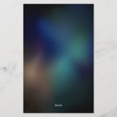 Fluttering Night Butterfly Briefpapier (Achterkant)