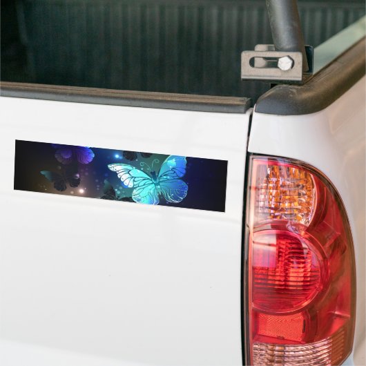 Fluttering Night Butterfly Bumpersticker (Op Truck)