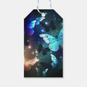 Fluttering Night Butterfly Cadeaulabel (Achterkant)