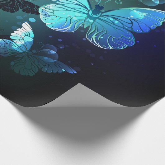 Fluttering Night Butterfly Cadeaupapier (Hoek)
