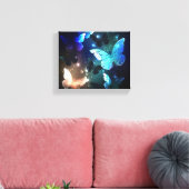 Fluttering Night Butterfly Canvas Afdruk (Insitu (Woonkamer))