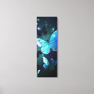 Fluttering Night Butterfly Canvas Afdruk